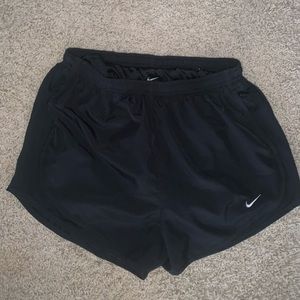 NWOT Nike all black Dry-Fit Running Shorts